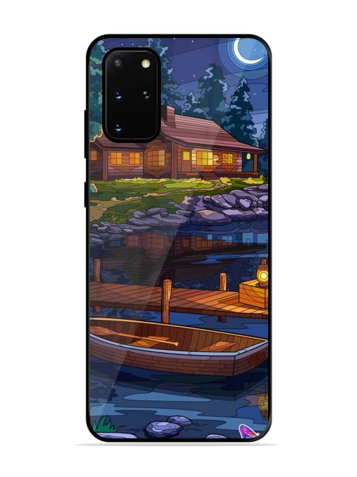 Moonlit Serenity Glossy Soft Edge Case for Samsung Galaxy S20 Plus Chachhi