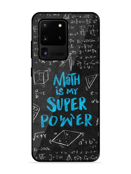 Math Magic Glossy Soft Edge Case for Samsung Galaxy S20 Ultra Chachhi