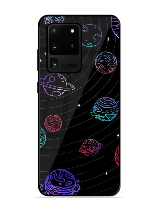 Cosmic Ballet Glossy Soft Edge Case for Samsung Galaxy S20 Ultra Chachhi