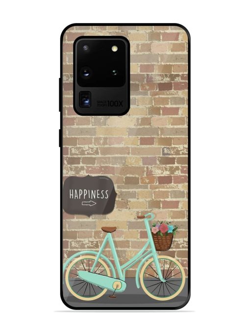 Pedaling Towards Happiness Glossy Soft Edge Case for Samsung Galaxy S20 Ultra Chachhi