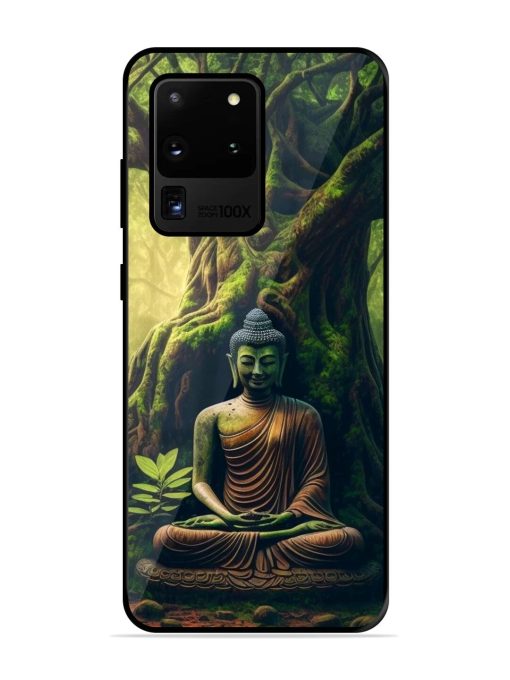 Green Buddha Art Glossy Soft Edge Case for Samsung Galaxy S20 Ultra Chachhi