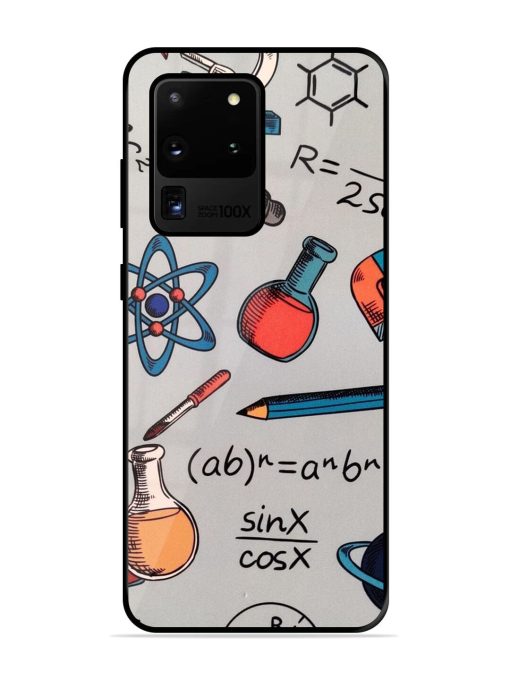 Science Doodle Glossy Soft Edge Case for Samsung Galaxy S20 Ultra Chachhi