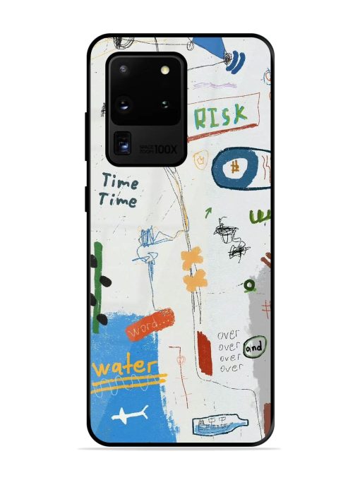 Mind Map Madness Glossy Soft Edge Case for Samsung Galaxy S20 Ultra Chachhi