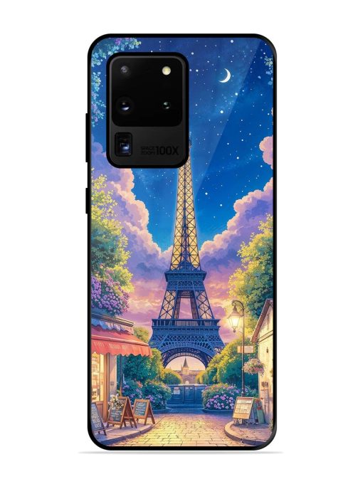 Twilight In Paris Glossy Soft Edge Case for Samsung Galaxy S20 Ultra Chachhi