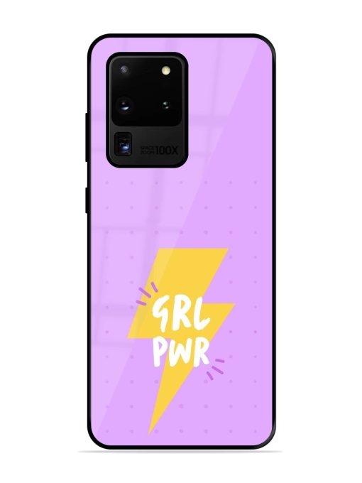 Girl Power Spark Glossy Soft Edge Case for Samsung Galaxy S20 Ultra Chachhi