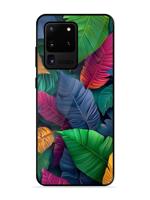 Tropical Tapestry Glossy Soft Edge Case for Samsung Galaxy S20 Ultra Chachhi