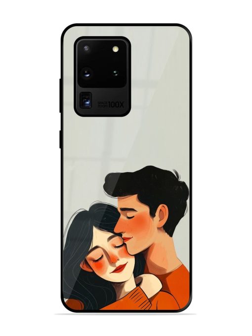 Craft Couples Glossy Soft Edge Case for Samsung Galaxy S20 Ultra Chachhi