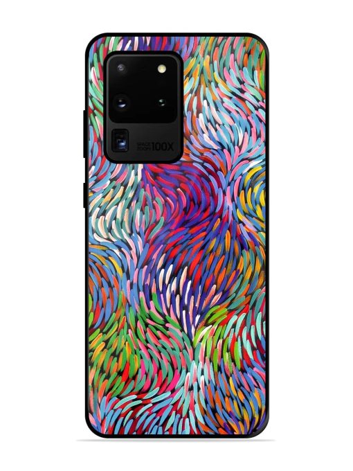 Vibrant Waves Glossy Soft Edge Case for Samsung Galaxy S20 Ultra Chachhi