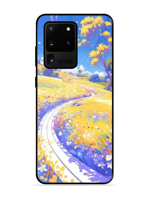 Vibrant Spring Meadow Glossy Soft Edge Case for Samsung Galaxy S20 Ultra