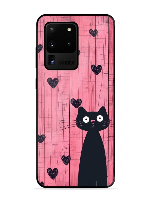 Feline Valentine'S Day Glossy Soft Edge Case for Samsung Galaxy S20 Ultra Chachhi