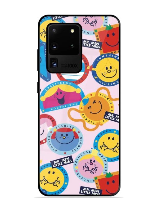 Whimsical Mr. Men & Little Miss Glossy Soft Edge Case for Samsung Galaxy S20 Ultra Chachhi