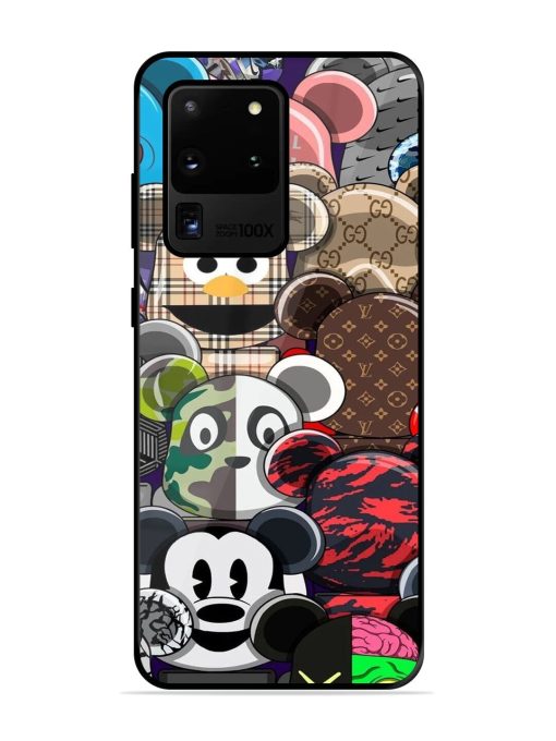 Streetwear Bearbrick Extravaganza Glossy Soft Edge Case for Samsung Galaxy S20 Ultra Chachhi