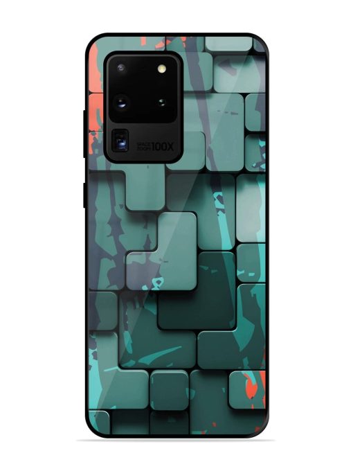 Abstract Geometric Mosaic Glossy Soft Edge Case for Samsung Galaxy S20 Ultra Chachhi