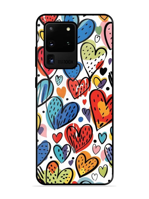 Heartfelt Harmony Glossy Soft Edge Case for Samsung Galaxy S20 Ultra Chachhi