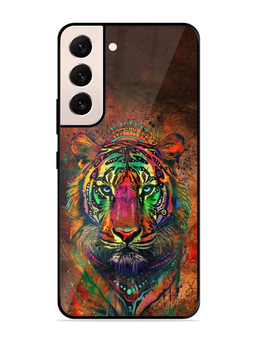 Cosmic Tiger Glossy Soft Edge Case for Samsung Galaxy S21 (5G) Chachhi