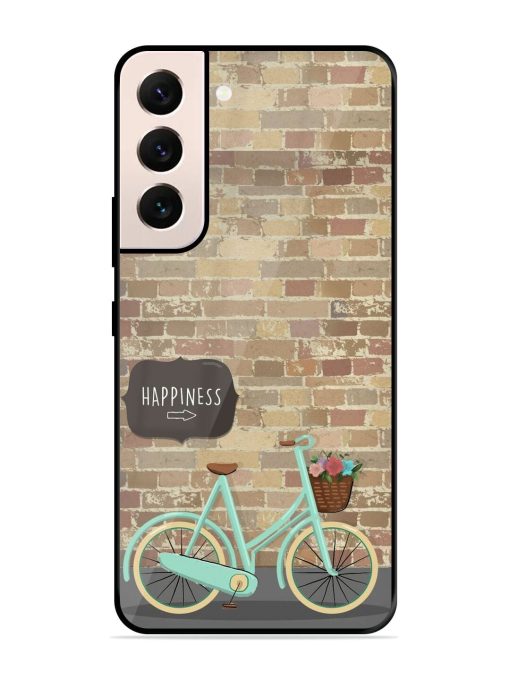 Pedaling Towards Happiness Glossy Soft Edge Case for Samsung Galaxy S21 (5G) Chachhi