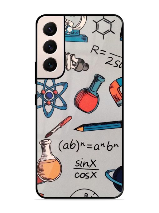 Science Doodle Glossy Soft Edge Case for Samsung Galaxy S21 (5G)