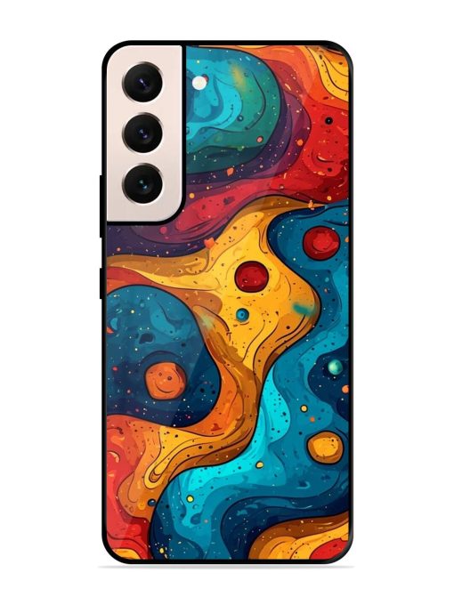 Cosmic Swirl Glossy Soft Edge Case for Samsung Galaxy S21 (5G) Chachhi