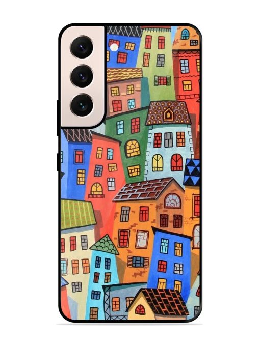 Rainbow House Glossy Soft Edge Case for Samsung Galaxy S21 (5G) Chachhi