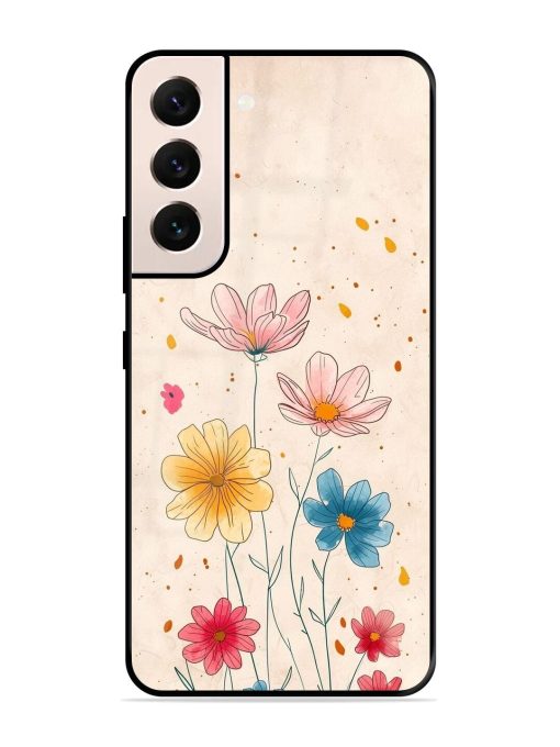 Delicate Bloom Glossy Soft Edge Case for Samsung Galaxy S21 (5G) Chachhi