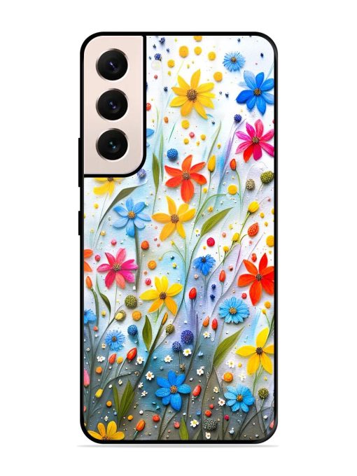 Vibrant Floral Glossy Soft Edge Case for Samsung Galaxy S21 (5G)