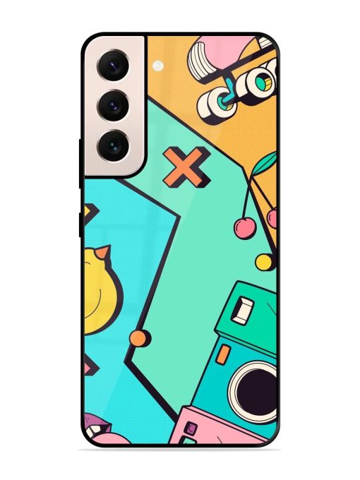 Retro Remix Glossy Soft Edge Case for Samsung Galaxy S21 (5G) Chachhi