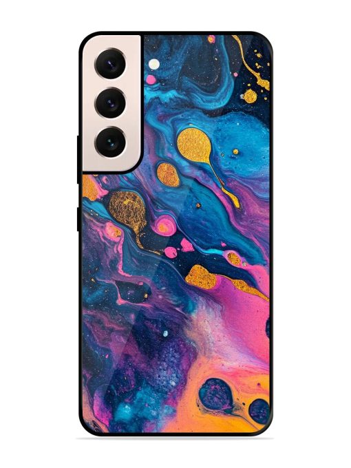 Cosmic Swirl Glossy Soft Edge Case for Samsung Galaxy S21 (5G) Chachhi