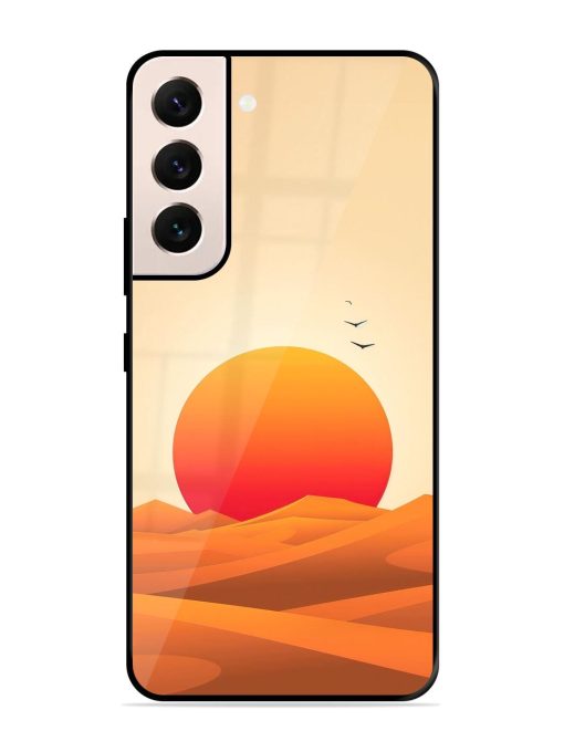 Desert Sunset Glossy Soft Edge Case for Samsung Galaxy S21 (5G) Chachhi