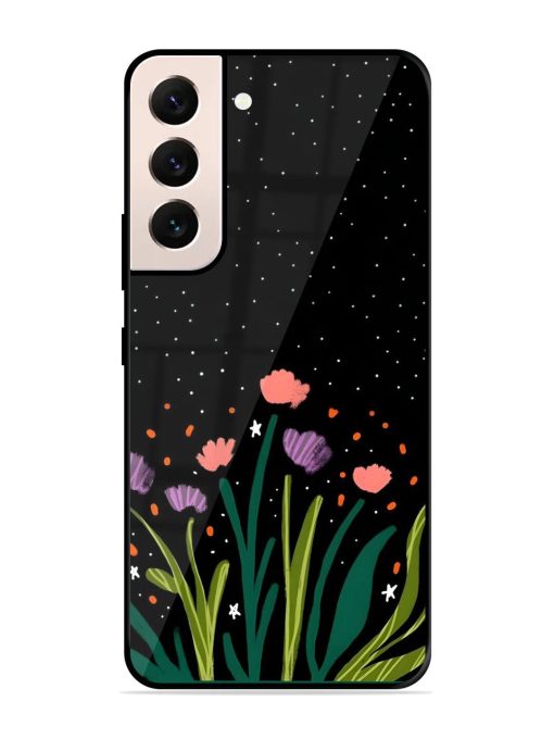 Midnight Bloom Glossy Soft Edge Case for Samsung Galaxy S21 (5G) Chachhi