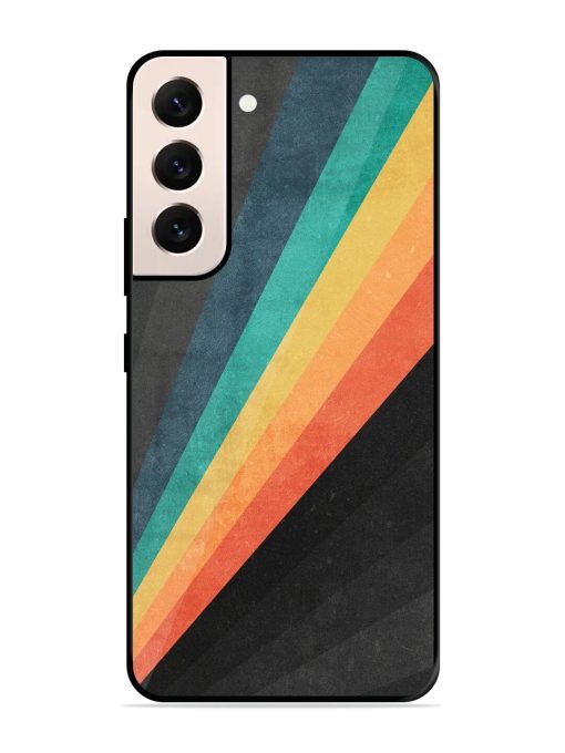 Retro Spectrum Glossy Soft Edge Case for Samsung Galaxy S21 (5G) Chachhi