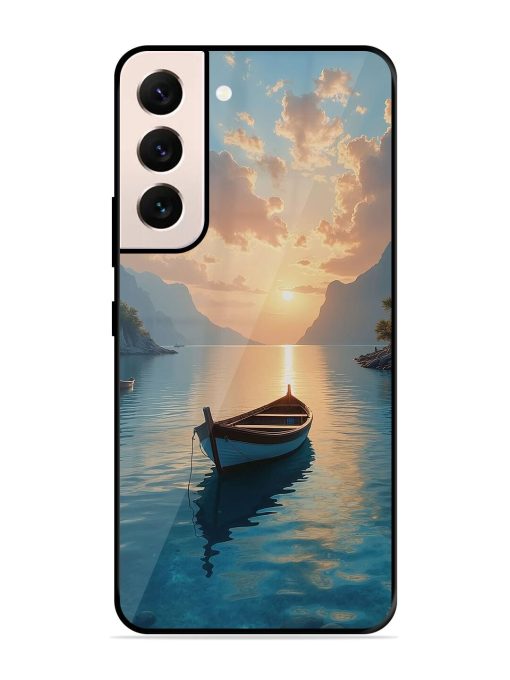 Serene Sunset Glossy Soft Edge Case for Samsung Galaxy S21 (5G) Chachhi