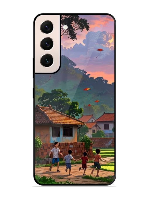 Sunset Play Glossy Soft Edge Case for Samsung Galaxy S21 (5G) Chachhi