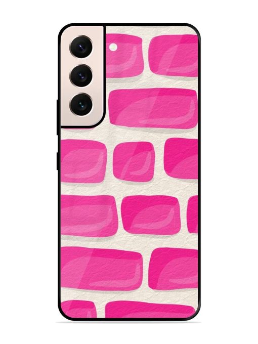 Pink Brick Wall Glossy Soft Edge Case for Samsung Galaxy S21 (5G) Chachhi