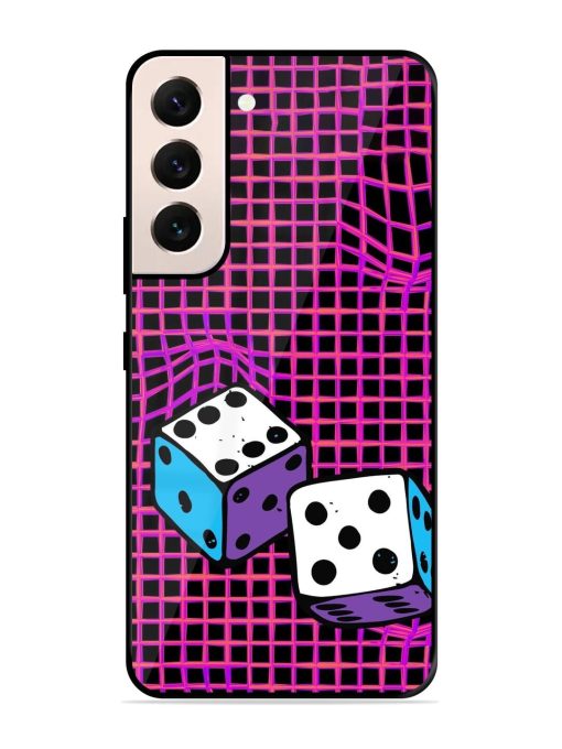 Glitched Dice Glossy Soft Edge Case for Samsung Galaxy S21 (5G) Chachhi