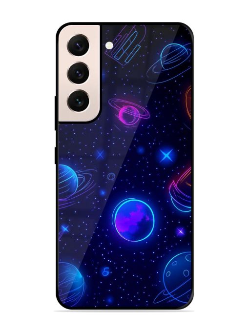 Neon Cosmos Glossy Soft Edge Case for Samsung Galaxy S21 (5G) Chachhi