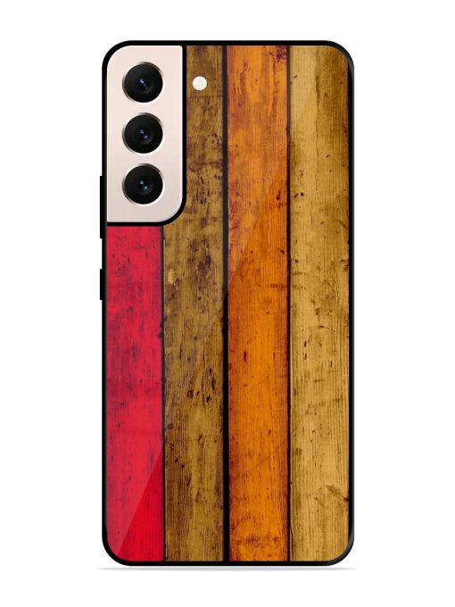 Colorful Woodgrain Glossy Soft Edge Case for Samsung Galaxy S21 (5G) Chachhi