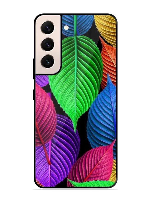 Rainbow Leaf Symphony Glossy Soft Edge Case for Samsung Galaxy S21 (5G) Chachhi