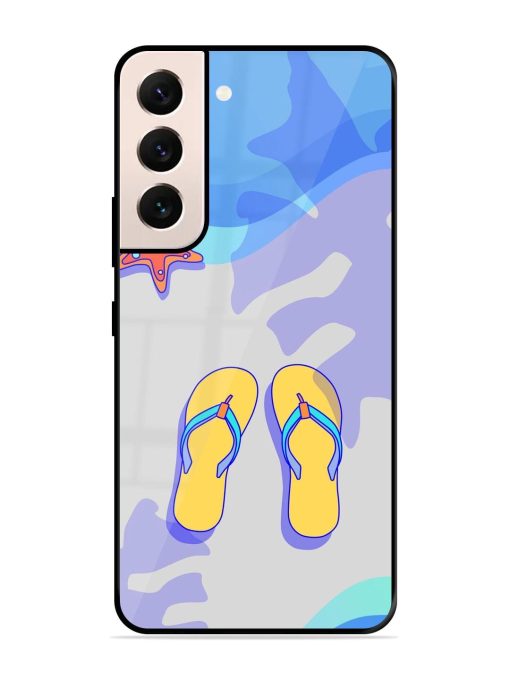 Sandy Toes And Salty Seas Glossy Soft Edge Case for Samsung Galaxy S21 (5G) Chachhi