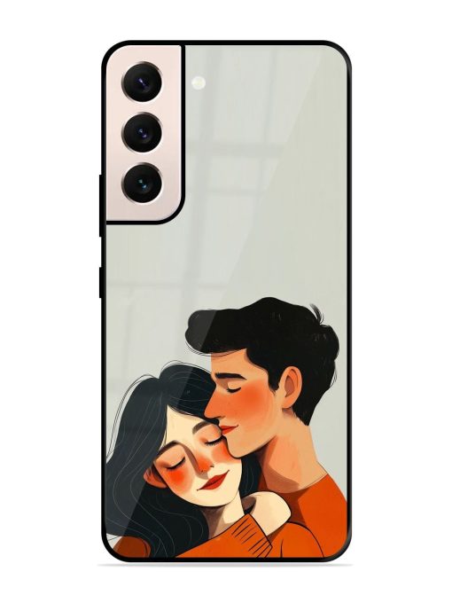 Craft Couples Glossy Soft Edge Case for Samsung Galaxy S21 (5G) Chachhi