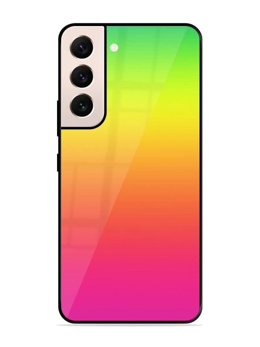 Rainbow Gradient Glossy Soft Edge Case for Samsung Galaxy S21 (5G) Chachhi