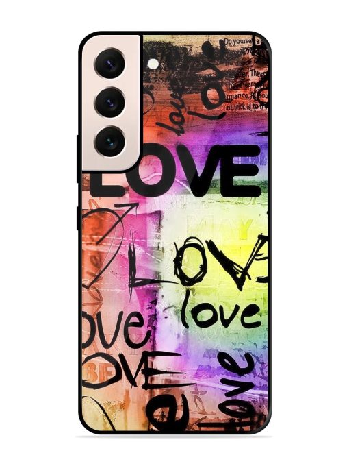 Love Graffiti Glossy Soft Edge Case for Samsung Galaxy S21 (5G) Chachhi