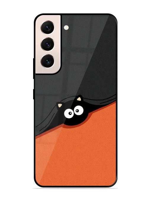 Peek-A-Boo Kitty Glossy Soft Edge Case for Samsung Galaxy S21 (5G) Chachhi