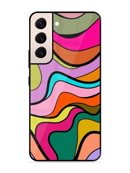 Wavy Wonder Glossy Soft Edge Case for Samsung Galaxy S21 (5G) Chachhi