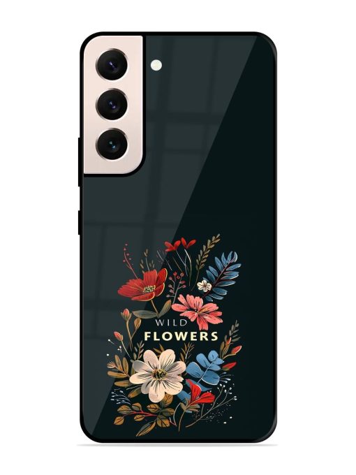 Dark Floral Glossy Soft Edge Case for Samsung Galaxy S21 (5G) Chachhi