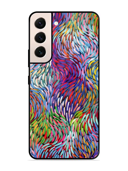 Vibrant Waves Glossy Soft Edge Case for Samsung Galaxy S21 (5G) Chachhi