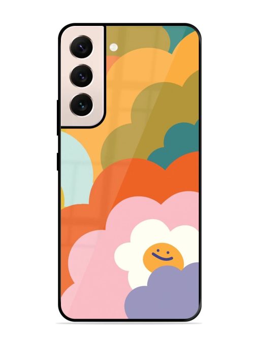 Happy Flower Power Glossy Soft Edge Case for Samsung Galaxy S21 (5G)