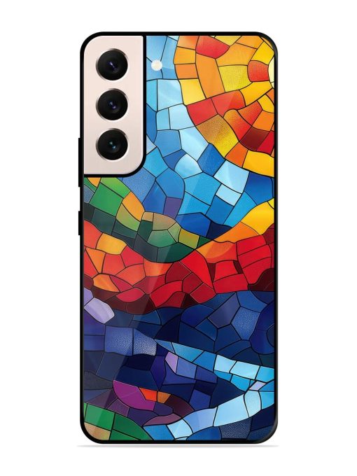 Mosaic Sunset Glossy Soft Edge Case for Samsung Galaxy S21 (5G) Chachhi