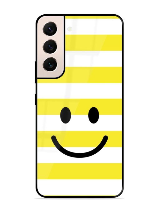 Smiling Stripes Glossy Soft Edge Case for Samsung Galaxy S21 (5G) Chachhi