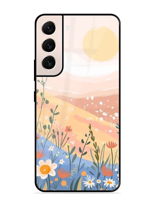 Golden Hour Blooms Glossy Soft Edge Case for Samsung Galaxy S21 (5G) Chachhi