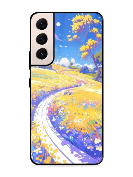 Vibrant Spring Meadow Glossy Soft Edge Case for Samsung Galaxy S21 (5G) Chachhi